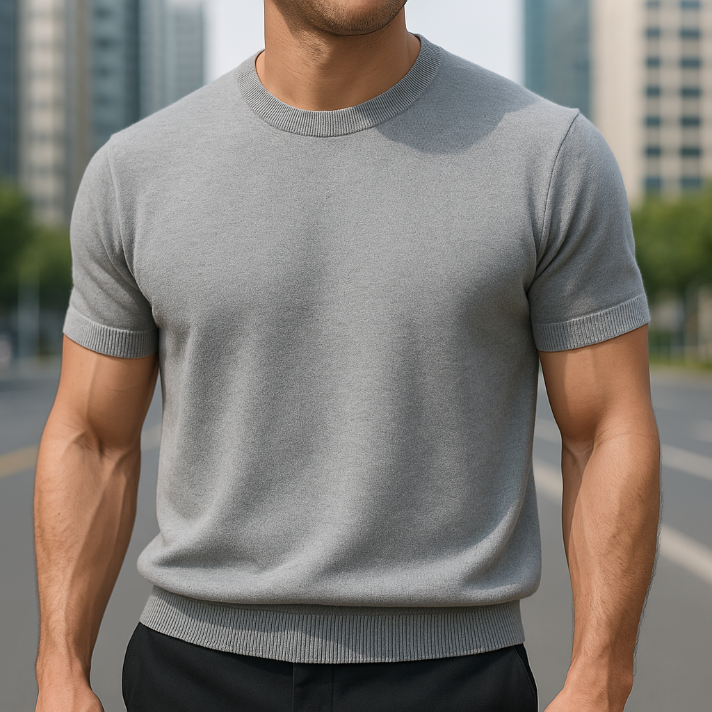 Thomas™ | Lyxig T-shirt i kashmir med tidlös elegans
