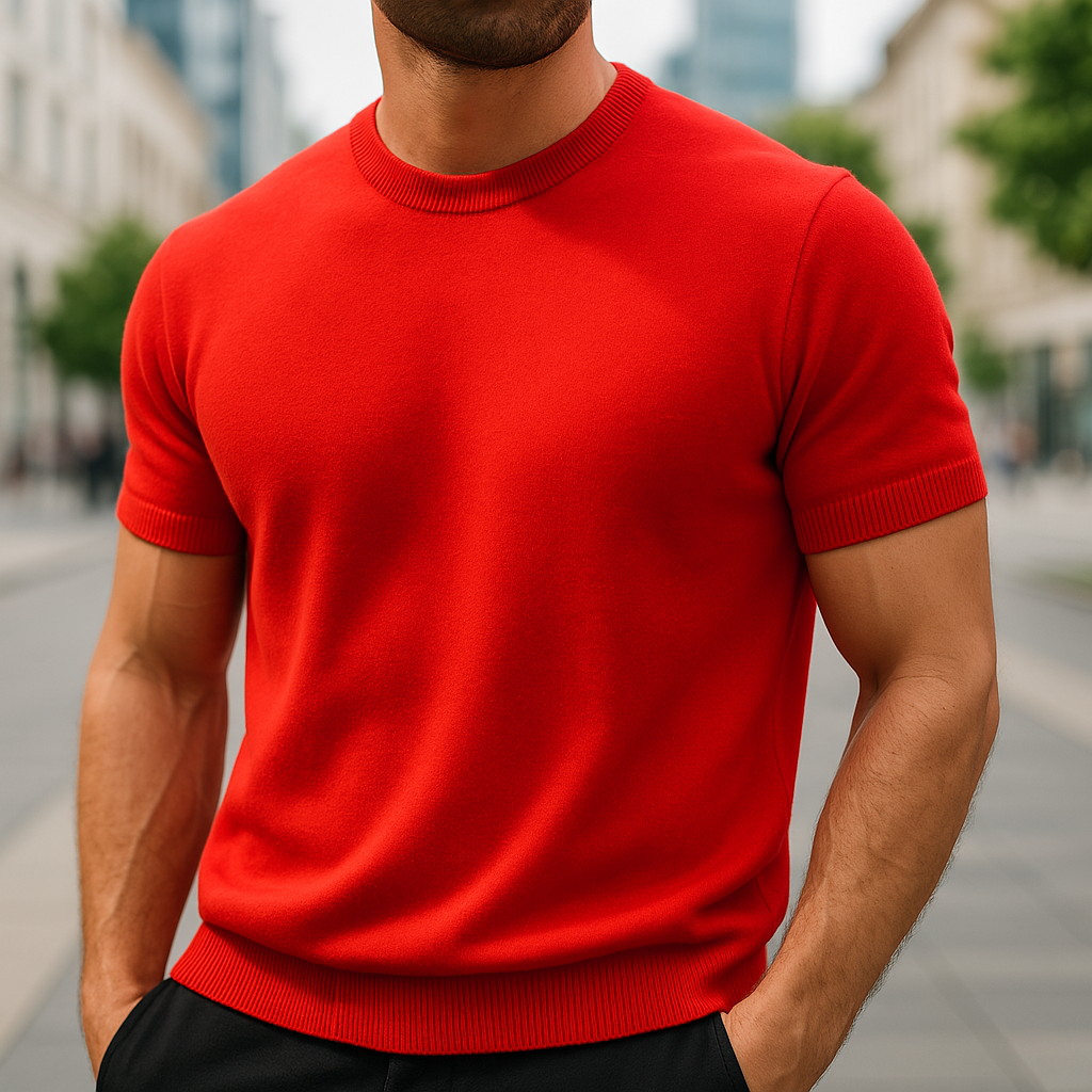 Thomas™ | Lyxig T-shirt i kashmir med tidlös elegans