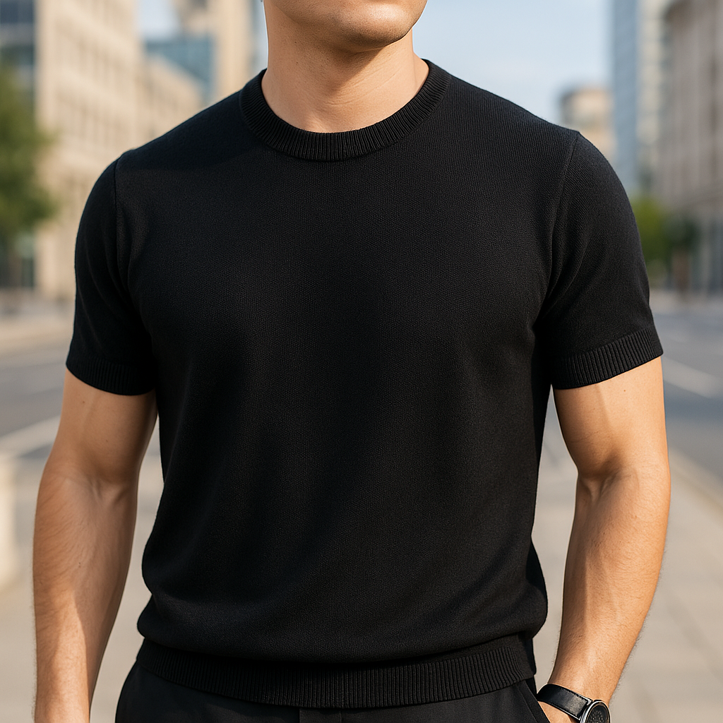 Thomas™ | Lyxig T-shirt i kashmir med tidlös elegans