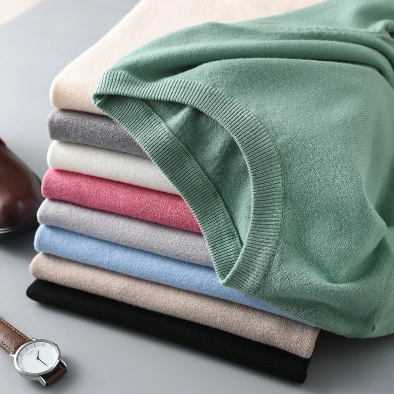 Thomas™ | Lyxig T-shirt i kashmir med tidlös elegans