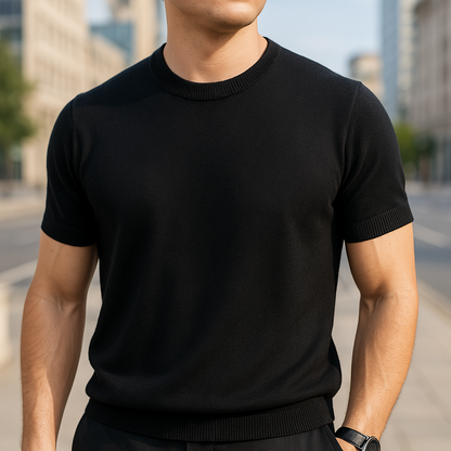 Thomas™ | Lyxig T-shirt i kashmir med tidlös elegans